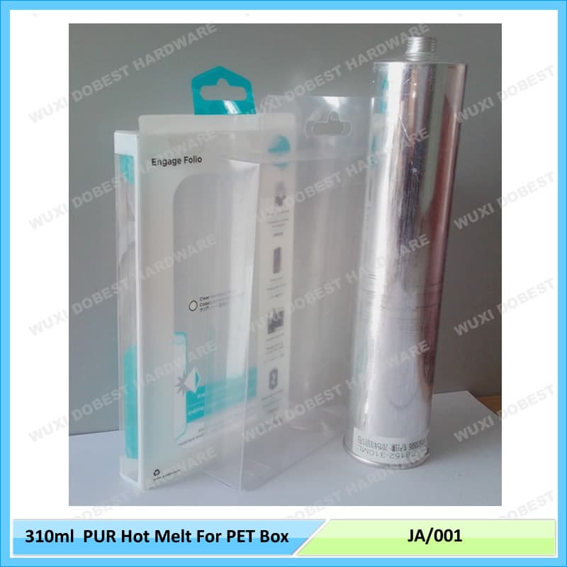 310ml Cartridge PUR Hot Melt Sealant For PET Box Sealing